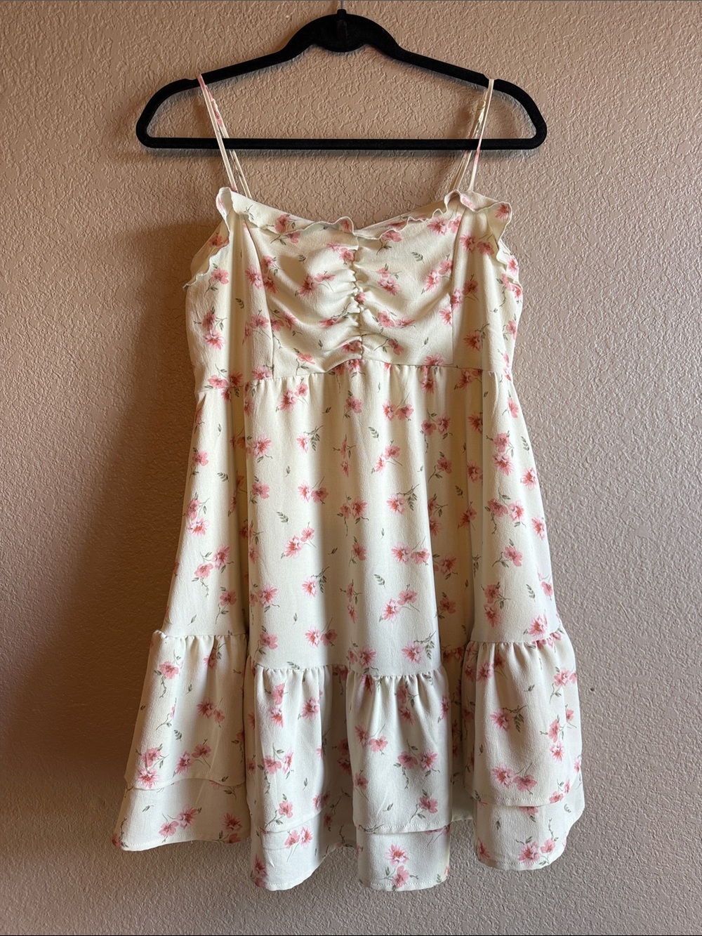 Altar’d State Sundress with Pink Roses